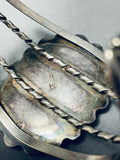 Very Important Vintage Native American Navajo Fox Turquoise Sterling Silver Bracelet-Nativo Arts