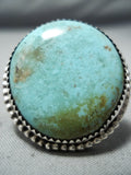 Stunning Vintage Native American Navajo Royston Turquoise Sterling Silver Ring-Nativo Arts