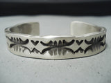 Remarkable Navajo Native American Sterling Silver Bracelet-Nativo Arts