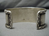Incredible Vintage Native American Navajo Carico Lake Turquoise Sterling Silver Bracelet Old-Nativo Arts