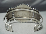 Hooee Vintage Native American Zuni Quality Turquoise Sterling Silver Cluster Bracelet-Nativo Arts