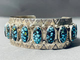 The Best Vintage Native American Navajo Blue Medicine Turquoise Sterling Silver Bracelet-Nativo Arts