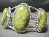 Important Vintage Native American Navajo Orvil Jack Turquoise Sterling Silver Bracelet-Nativo Arts