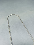 Ben Begaye (d.) Important Vintage Native American Navajo Sterling Silver Feather Necklace-Nativo Arts