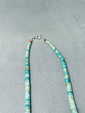Native American Fabulous Vintage Santo Domingo Turquoise Sterling Silver Necklace-Nativo Arts