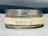 Very Unique Vintage Native American Navajo Possible Piano Key Sterling Silver Bracelet-Nativo Arts