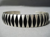 Advanced Silver Work Navajo Sterling Native American Bracelet-Nativo Arts