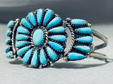 Dorothy Martinez Vintage Native American Navajo Turquoise Sterling Silver Bracelet-Nativo Arts