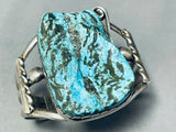 One Of The Best Vintage Native American Navajo Fools Gold Matrix Sterling Silver Bracelet-Nativo Arts