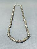 Marvelous Vintage Native American Navajo Sterling Silver Necklace-Nativo Arts