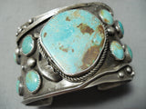 One Of The Best Vintage Native American Navajo Royston Turquoise Sterling Silver Bracelet-Nativo Arts