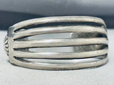Rare Vintage Native American Navajo Sterling Silver Bracelet-Nativo Arts