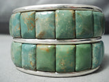 Astonishing San Felipe Royston Turquoise Sterling Silver Huge Bracelet-Nativo Arts