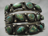 One Of Biggest Best Vintage Native American Navajo Royston Turquoise Sterling Silver Bracelet-Nativo Arts