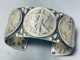 Excellent San Felipe Sterling Silver Coin Bracelet-Nativo Arts