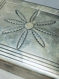 Very Important Kee Joe Benally Vintage Native American Navajo Sterling Silver Jewelry Box-Nativo Arts