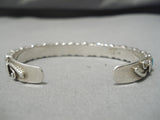 Amazing Vintage Navajo Turquoise Sterling Silver Native American Bracelet-Nativo Arts