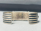 The Best Vintage Native American Navajo Al Jake Damale Turquoise Sterling Silver Bracelet-Nativo Arts