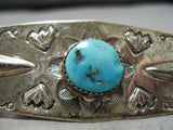 Superlative Vintage Navajo Platero Sterling Silver Native American Barrette-Nativo Arts