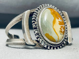 One Of The Most Unique Vintage Native American Navajo Earthtone Agate Sterling Silver Bracelet-Nativo Arts