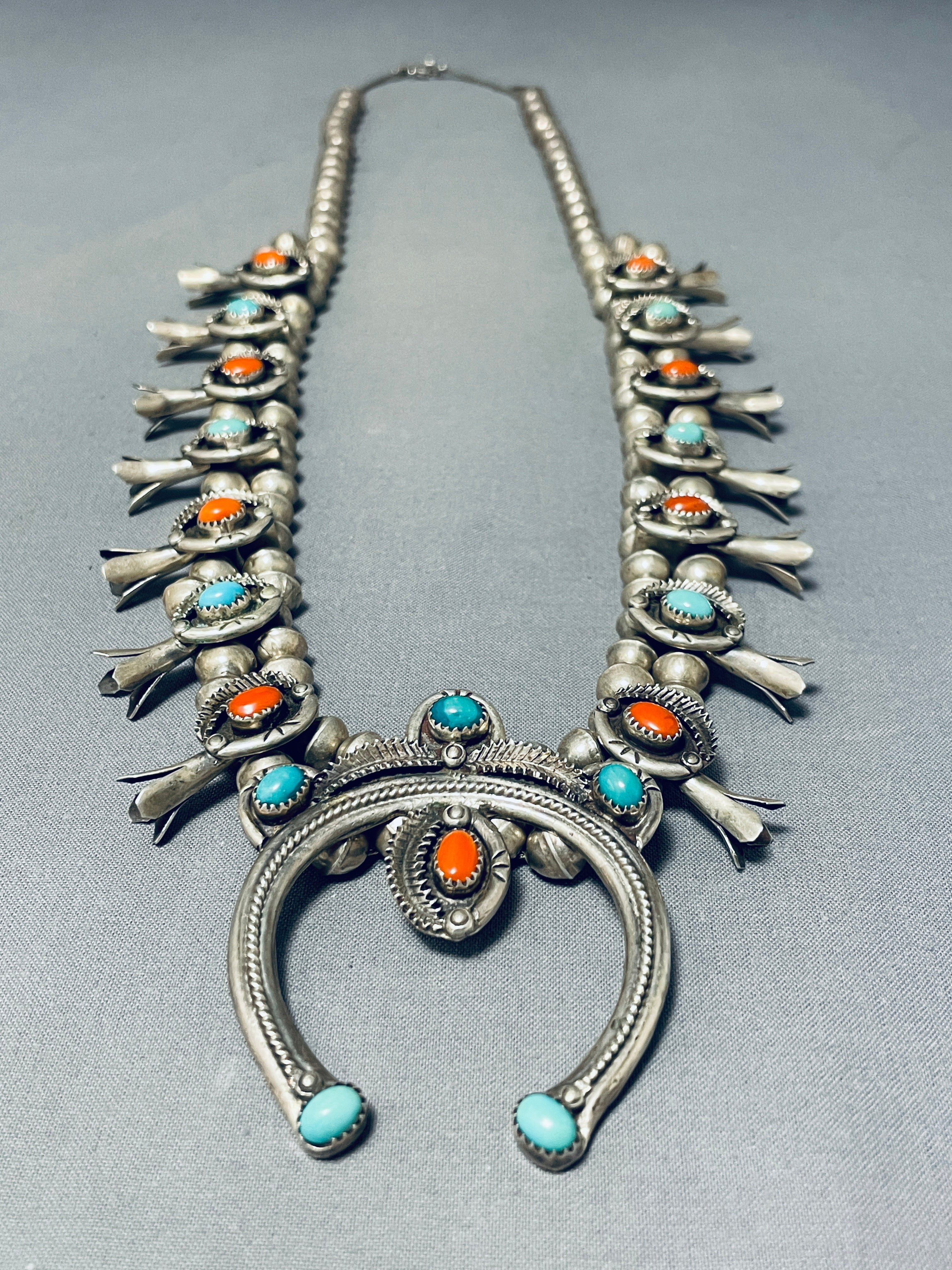 Paul Haley Vintage Native American Navajo Turquoise Sterling