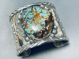 Jake Francosa San Felipe 8 Turquoise Sterling Silver Bracelet-Nativo Arts