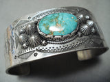 Important Chee Family Vintage Native American Navajo Royston Turquoise Sterling Silver Bracelet-Nativo Arts