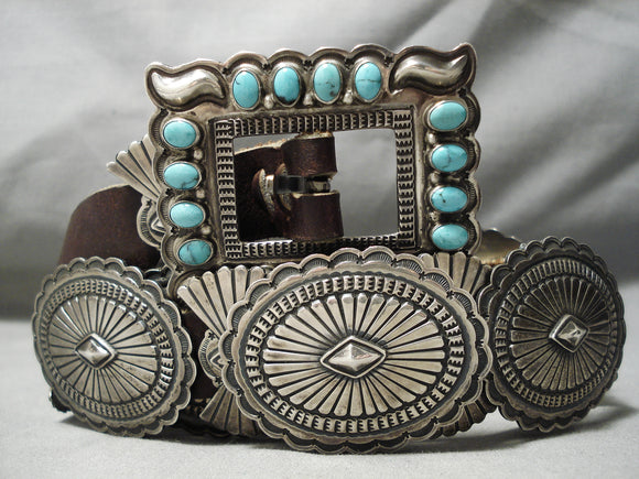 VTG Rare EJC 2024 95 Navajo Pewter Belt