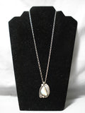 Wonderful Vintage Hopi Native American Sterling Silver Turquoise Necklace-Nativo Arts