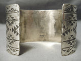 Native American Wide Huge Spiderweb Turquoise Sterling Silver Bracelet Cuff-Nativo Arts