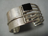 Fabulous Vintage Navajo Native American Sterling Silver Cuff Bracelet-Nativo Arts