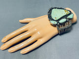 One Of The Best Ever Vintage Native American Navajo Royston Turquoise Sterling Silver Bracelet-Nativo Arts