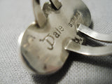 Important Vintage Navajo Lapis Sterling Silver Ring Old Native American-Nativo Arts