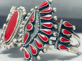 Most Unique Vintage Red Jasper Sterling Silver Bracelet-Nativo Arts