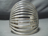 12-story Incredible Navajo Sterling Silver Bracelet Native American-Nativo Arts
