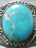 Rare Earlier Vintage Native American Navajo Turquoise Triple Sterling Silver Bracelet-Nativo Arts