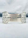 Jake Francosa San Felipe Green Tuquoise Sterling Silver Bracelet-Nativo Arts