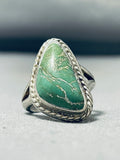 Magnificent Vintage Native American Navajo Royston Turquoise Sterling Silver Ring-Nativo Arts