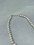One Of The Best Ever Vintage Native American Navajo Sugulite Sterling Silver Necklace-Nativo Arts