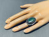 Older Vintage Native American Navajo Royston Turquoise Sterling Silver Ring-Nativo Arts