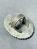 Heaviest Best 31 Grams Native American Navajo #8 Mine Turquoise Sterling Silver Ring-Nativo Arts