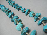 Superior Vintage Navajo Chunky Turquoise Native American Jacla Necklace-Nativo Arts