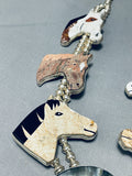 The Best Ever Horse Native American Navajo Sterling Silver Squash Blossom Necklace-Nativo Arts