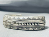Noteworthy Vintage Native American Navajo Sterling Silver Bracelet-Nativo Arts
