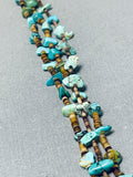 Native American Very Unique Vintage Santo Domingo Turquoise Shell Heishi Necklace Old-Nativo Arts