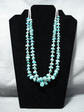 Marvelous Vintage Santo Domingo Royston Turquoise Necklace Native American Old-Nativo Arts
