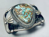 Huge Museum Vintage Native American Navajo Royston Turquoise Sterling Silver Bracelet Old-Nativo Arts