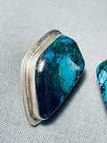 The Most Unique Vintage Native American Navajo Tom Jackson Sterling Silver Earrings-Nativo Arts