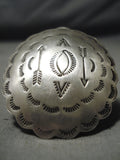 Marvelous Vintage Navajo Sterling Silver Ring Native American-Nativo Arts