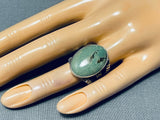 Superb Native American Navajo Royston Turquoise Sterling Silver Ring-Nativo Arts